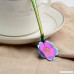 Koolemon 8Pcs/Lot Stainless Steel Tableware Rainbow Flower Coffee Spoon Stirring Sugar Spoon Stir Bar Spoon Tea Spoon - B074DB5VCG